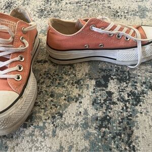 Converse Women's Coral Canvas Sneakers